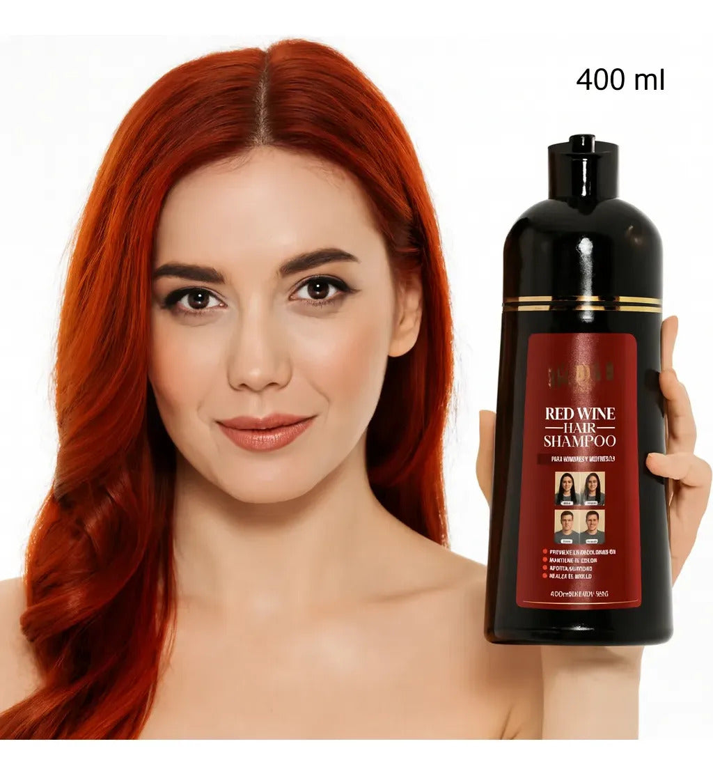 Shampoo Cubre Canas Rojo Flower Secret Color Intenso 400 Ml