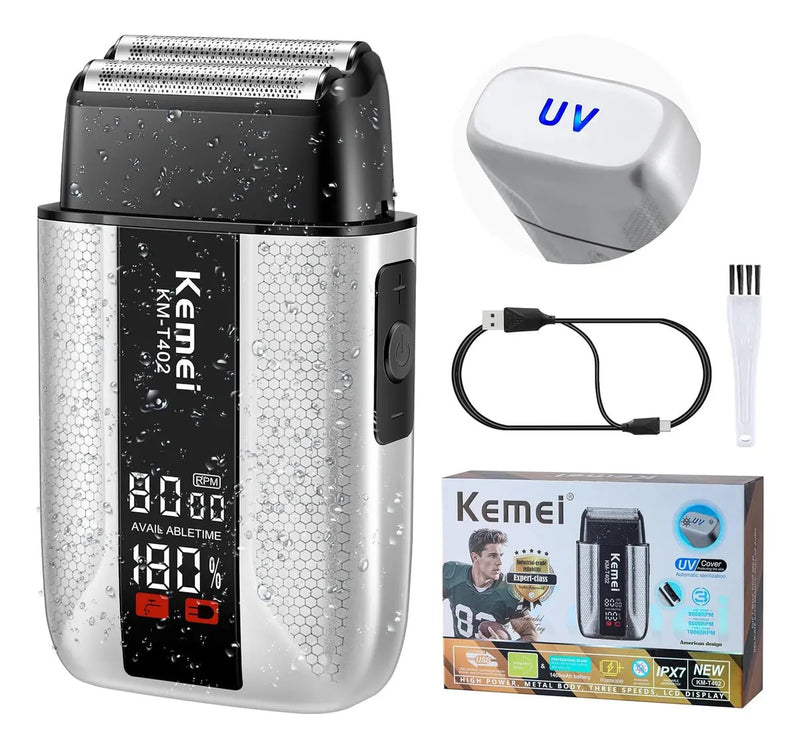 Maquina Corta Pelo Shaver Kemei T402 Electrica 10000rpm