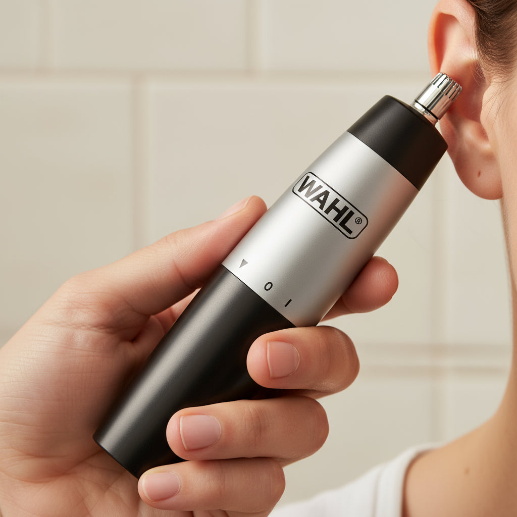Trimmer Wahl Nasal y de Oído Profesional | Recortadora Inalámbrica Lavable