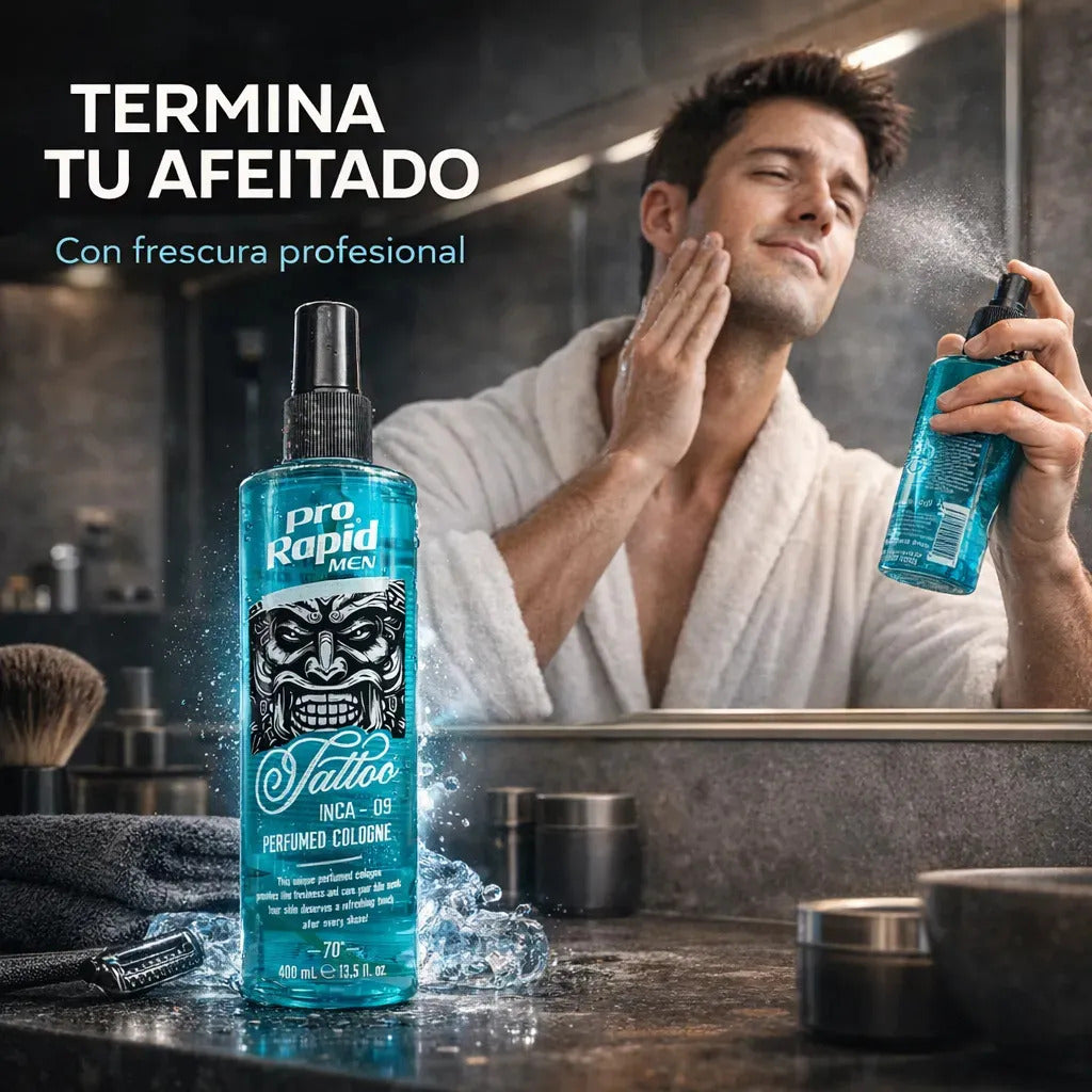 After Shave Hombre Post Afeitado 400ml Barbería Refrescante