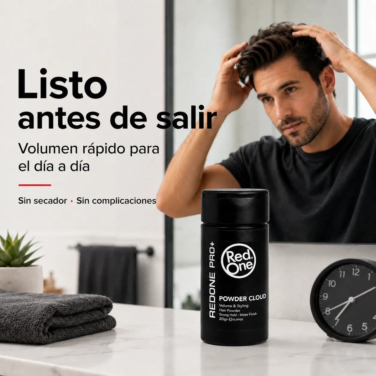 Polvo Texturizador  Cabello Hombre Acabado Mate 20g