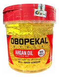 Gel Fijador De Cabello Efecto Brillo Con Aceite Argán Obopeckal