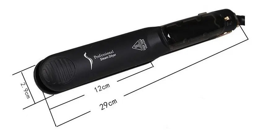 Plancha de Cabello Profesional a Vapor Air Salon - Cerámica 450°F Anti-Frizz