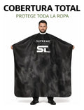 Capa De Barberia Antiestatica Sin Pelos Pegados Corte Limpio