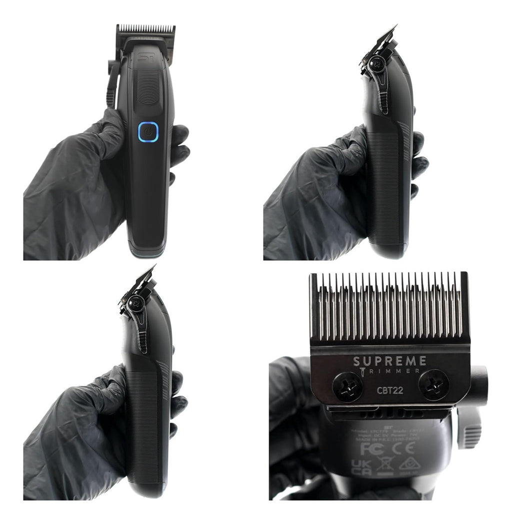Máquina Profesional Supreme Trimmer STC779 | Motor Brushless 7500 RPM y Cuchillas DLC