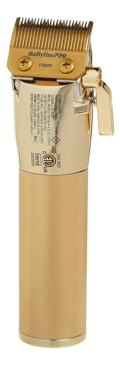 Máquina BabylissPRO Gold FX B870G Clipper Profesional Dorada