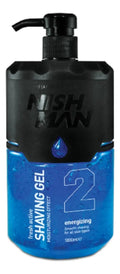 Shaving Gel Nishman Fresh Active Nº2 Energizing 1000ml - Gel de Afeitar Profesional