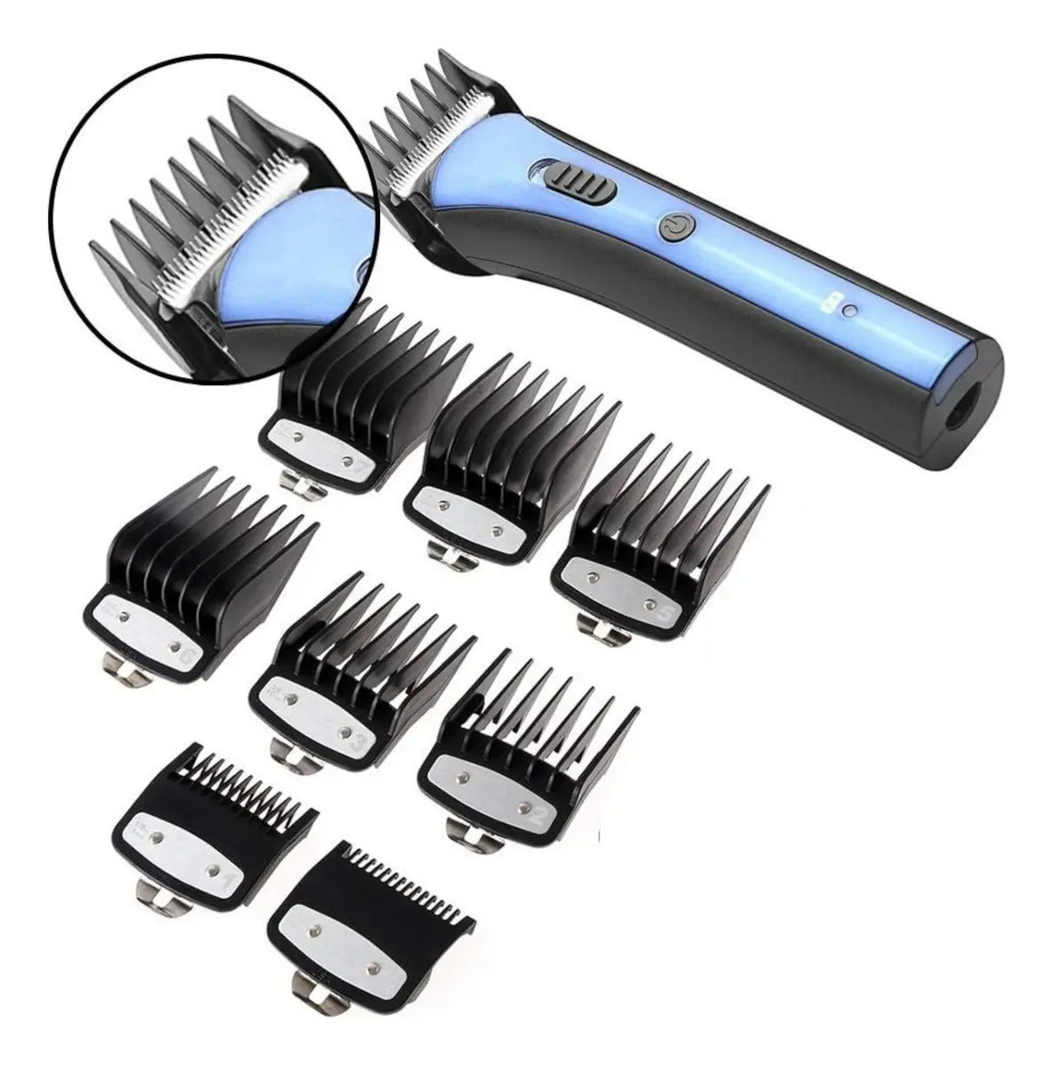 Set de Peines Guía Wahl del 1 al 6 + 2 Intermedios | Kit Profesional para Clipper