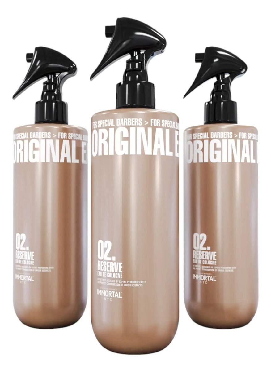 After Shave Colonia Immortal NYC 02 Reserve - Limón, Lavanda y Vainilla 500ml
