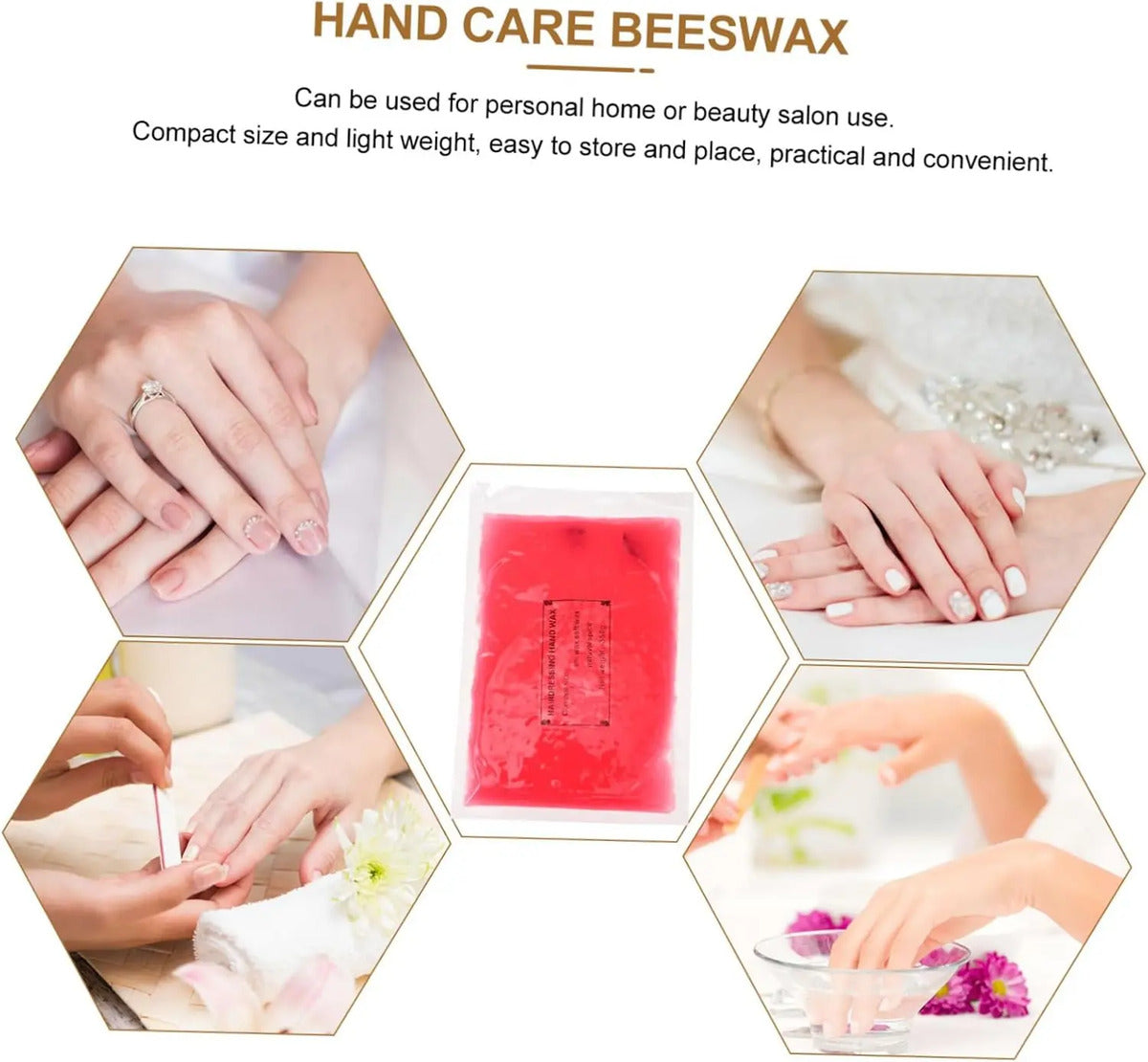 Pack X 6 Cera Parafina Manicure Parafinoterapia