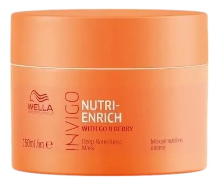Pack Wella Nutri Enrich Shampoo + Acondicionador + Mascarilla Hidratación Profesional