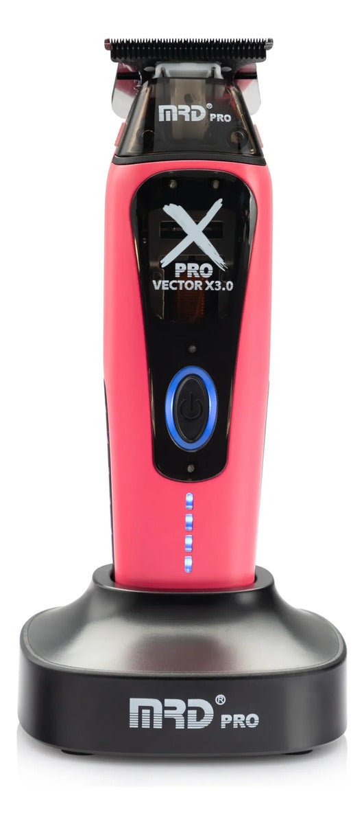 Maquina Cortar Pelo Trimmer Profesional Vector King 3.0 Rosa