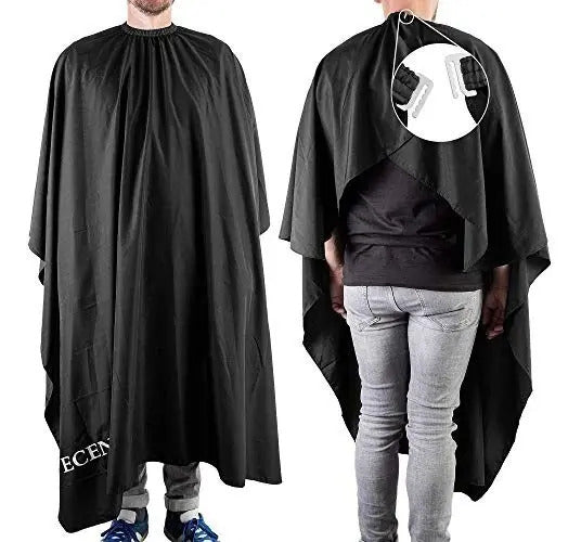 Capa de Corte Profesional con Acabado de Seda para Barbería y Peluquería