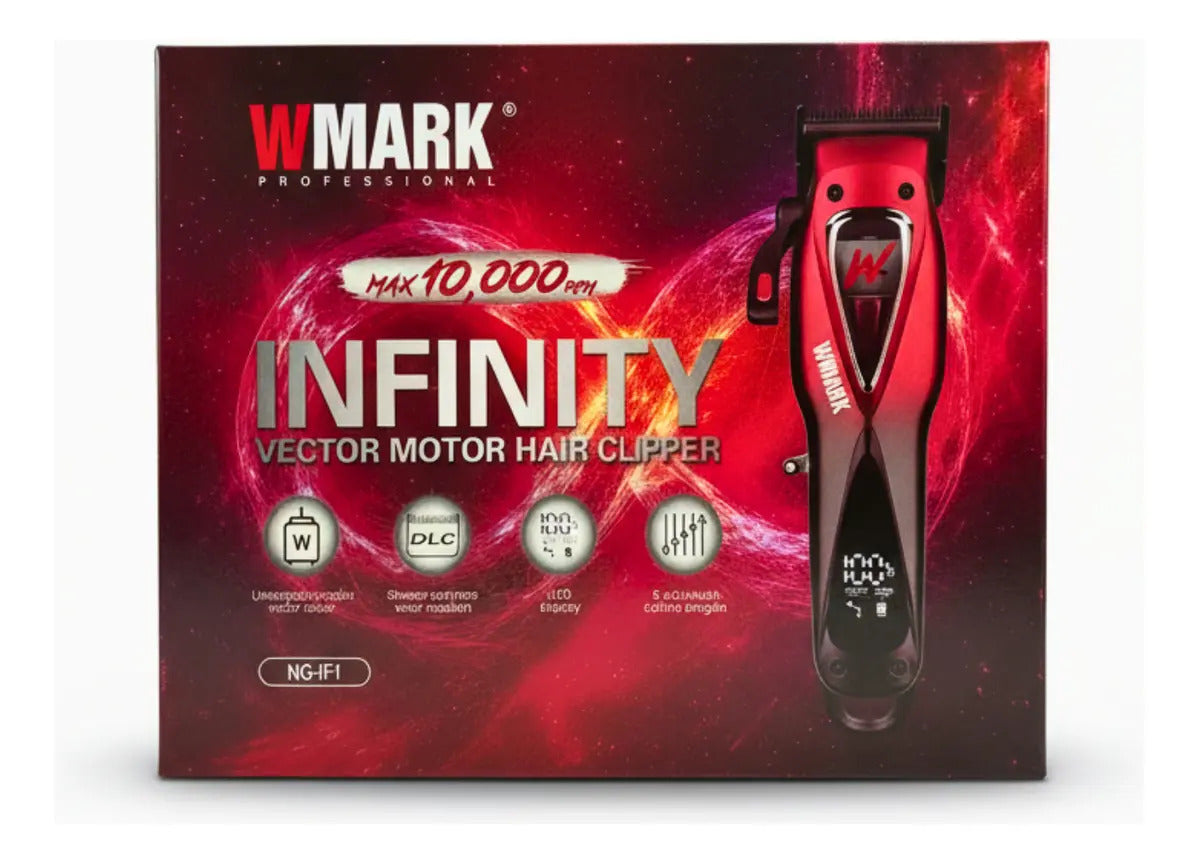 Máquina Profesional Wmark NG-IF1 Infinity | Motor Vectorial 10.000 RPM Roja