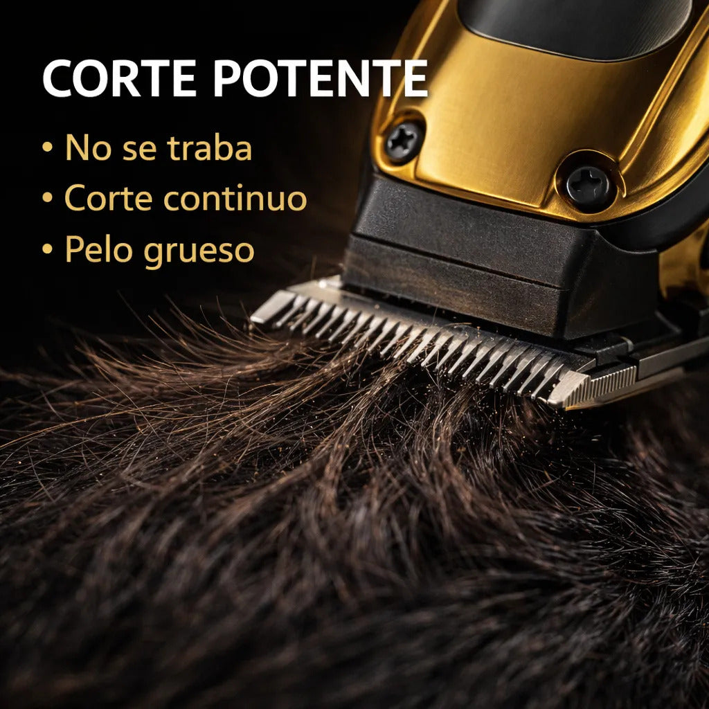 Maquina Cortar Pelo Profesional Inalámbrica Kit 3 En 1 Kemei
