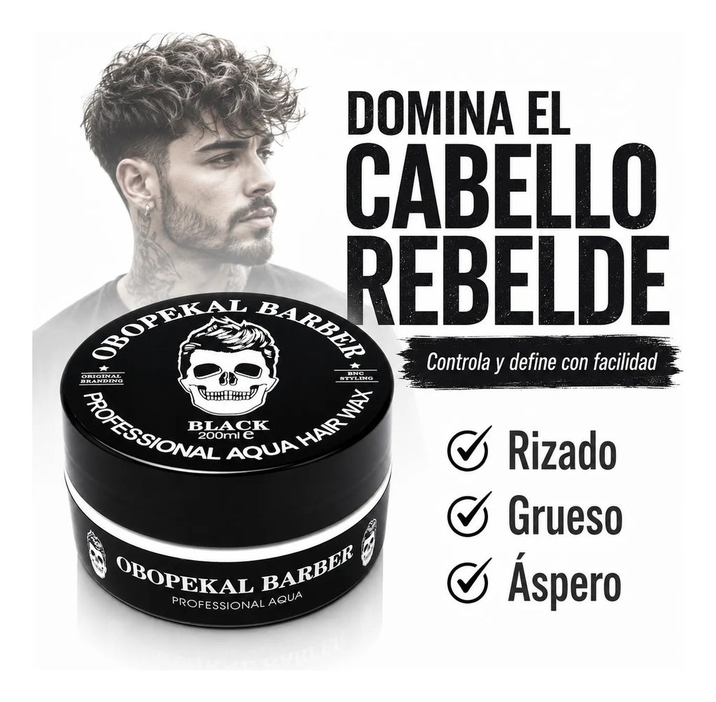 Cera Obopekal Para Barba Cabello Gel Pomada Capilar Barbería
