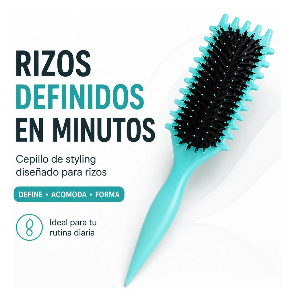Cepillo Rizos Ondulados Define Acomoda Forma