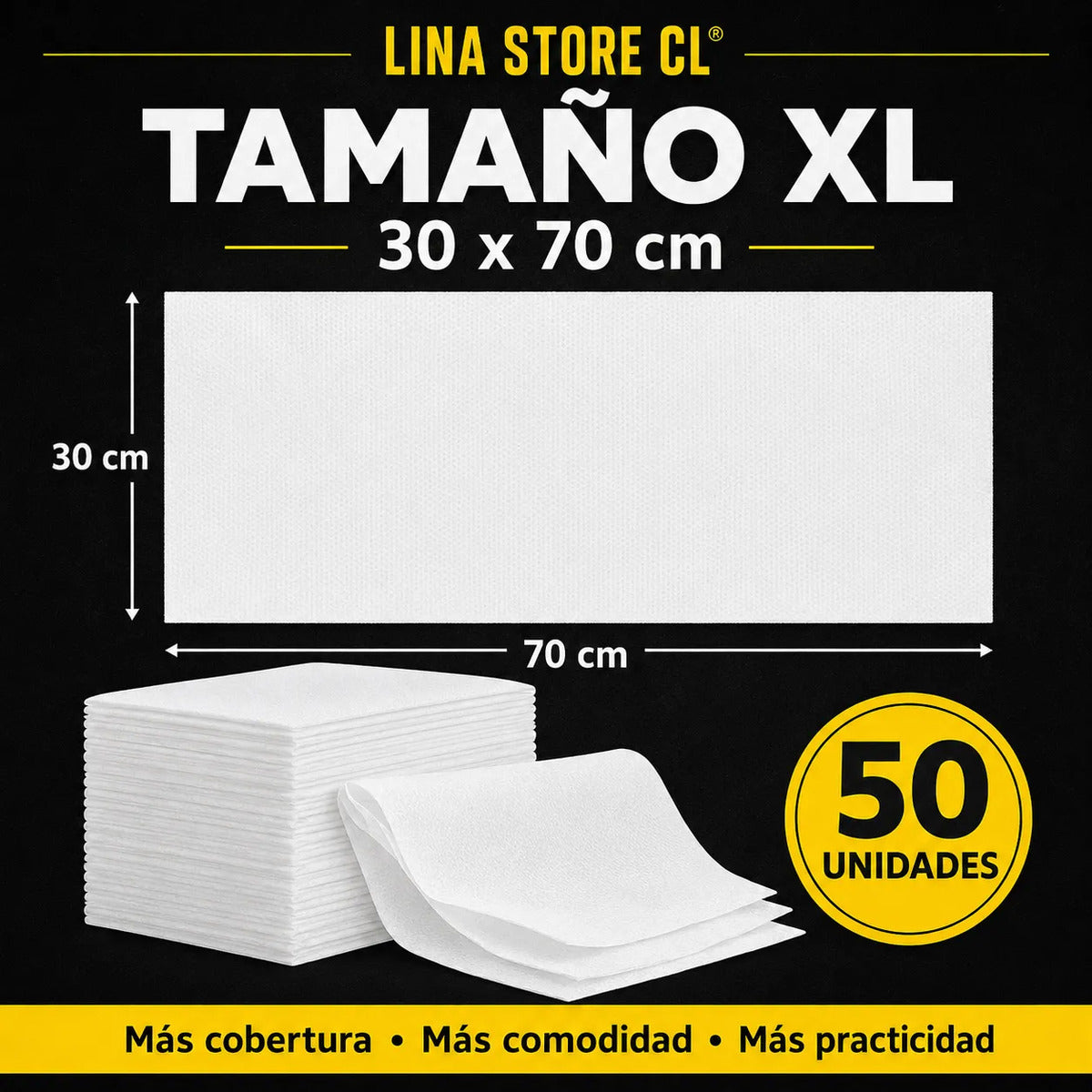 Toallas Desechables De Spa Peluqueria Gimnasio 70x30cm 50pcs