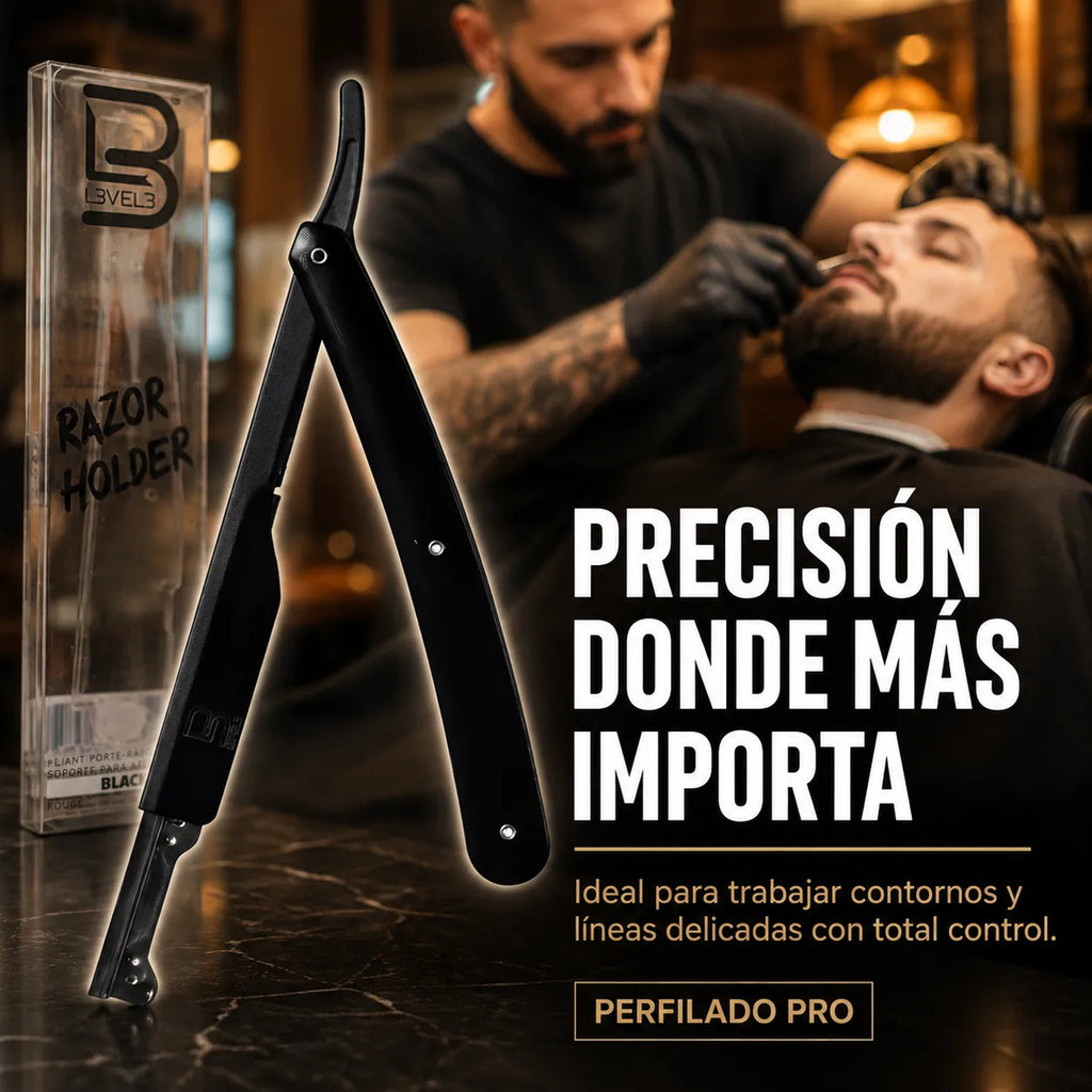 Navaja De Afeitar Mayor Control Precisión Level3 Profesional