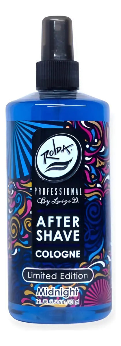 After Shave Colonia Rolda Midnight - Loción Post Afeitado Cítrica 410ml