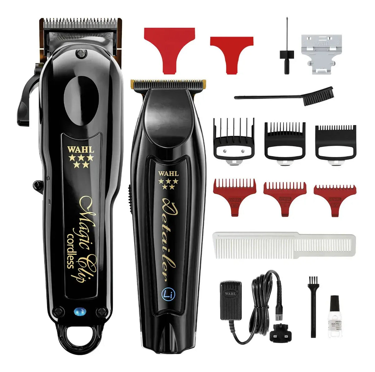 Combo Cortadora Pelo + Afeitadora Wahl Inalámbrica Magic Clip Cordless