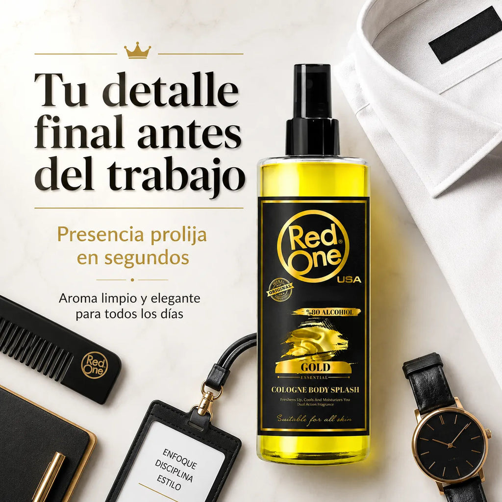 Red One Gold Body Splash 400ml Colonia Masculina Spray