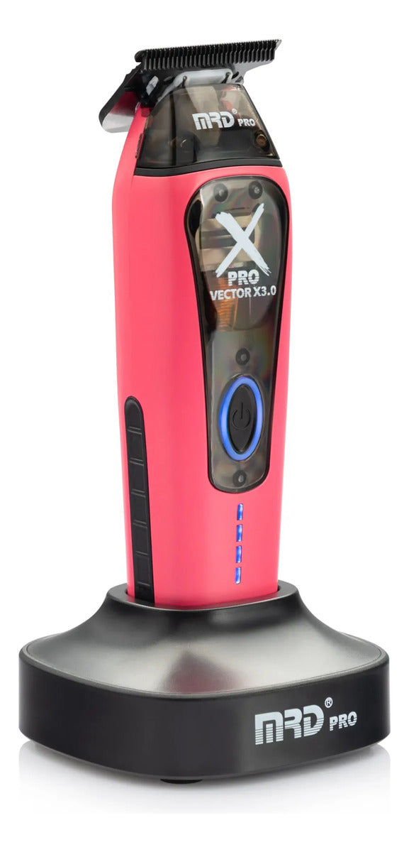 Maquina Cortar Pelo Trimmer Profesional Vector King 3.0 Rosa
