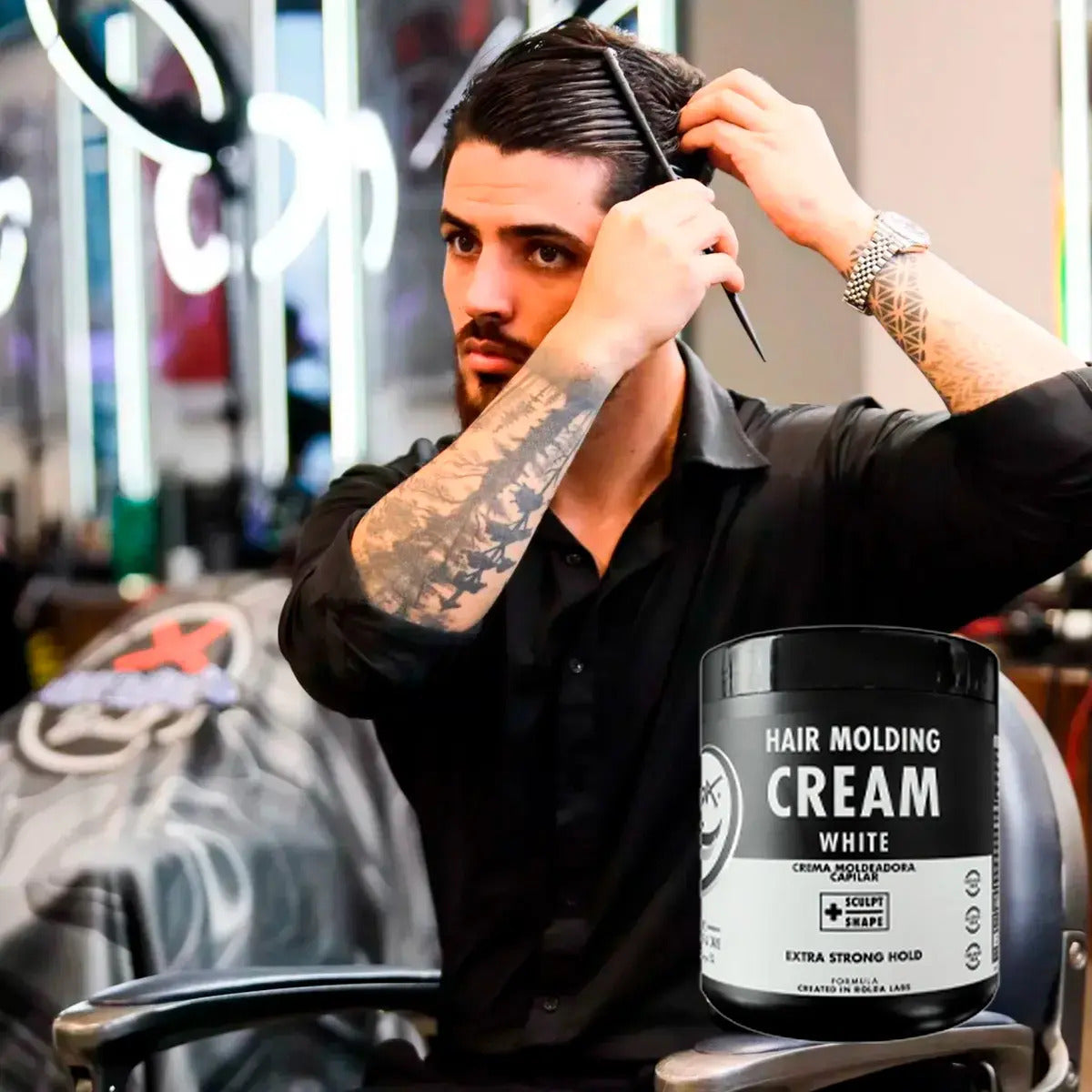 Crema Moldeadora Rolda White Molding Cream 500g - Fijación y Cuidado Anticaspa