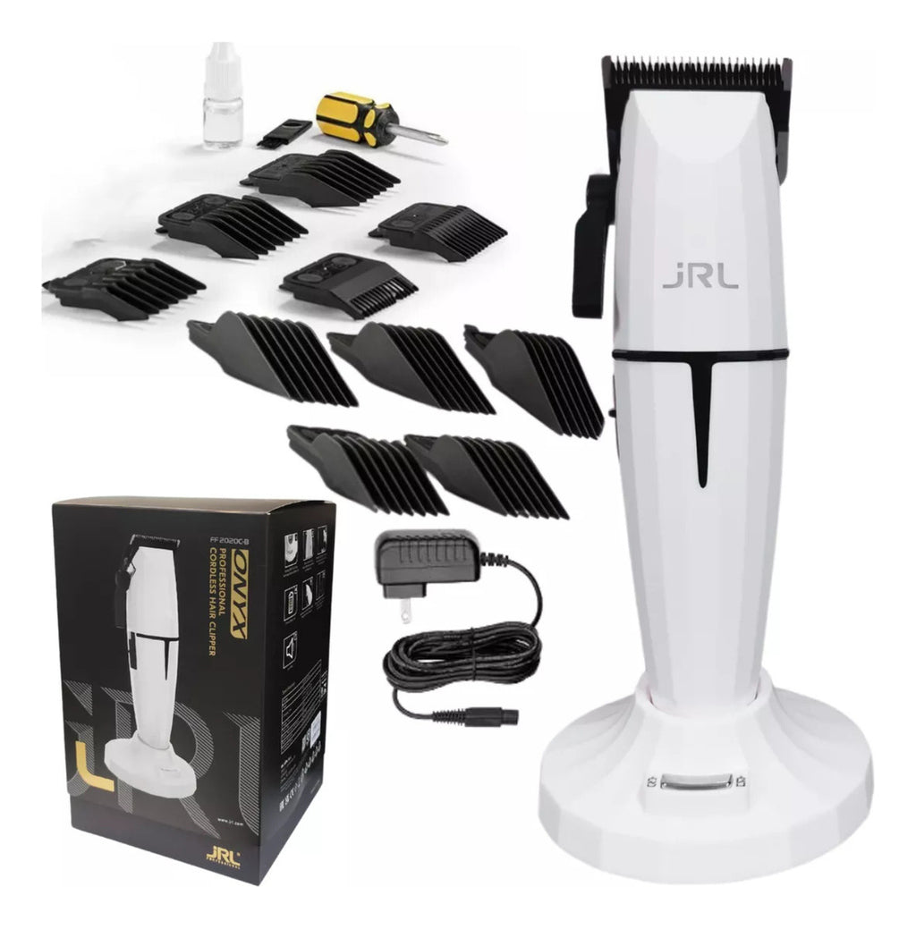 Máquina JRL Onyx Ghost Blanco Clipper Profesional Edición Limitada