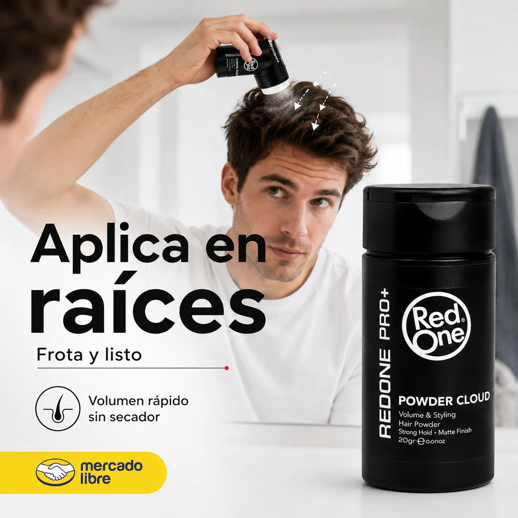 Polvo Texturizador  Cabello Hombre Acabado Mate 20g