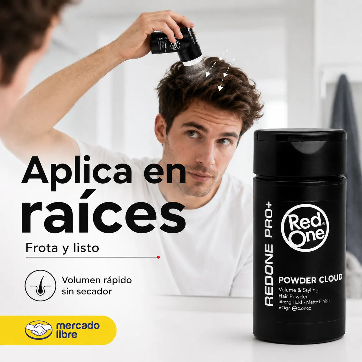 Polvo Texturizador  Cabello Hombre Acabado Mate 20g