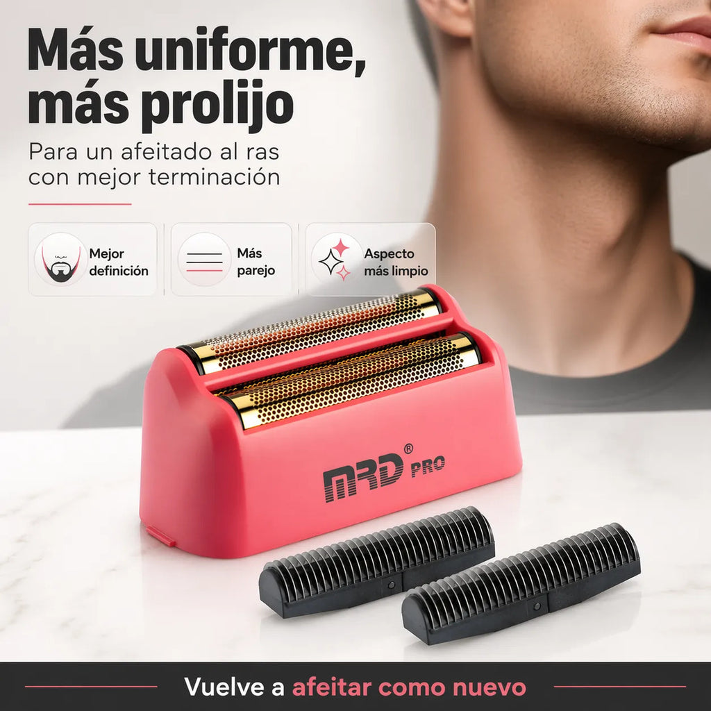 Repuesto Shaver Mrd Vector Zb-999 Cabezal Maya Cuchilla Rosa