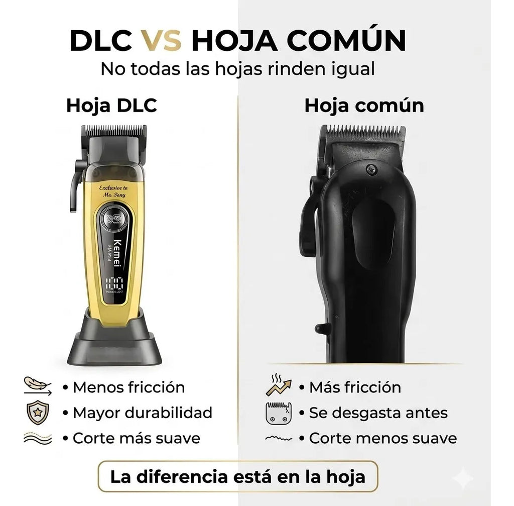Cortadora De Pelo Profesional Kemei Km-90 Corte Preciso Dlc