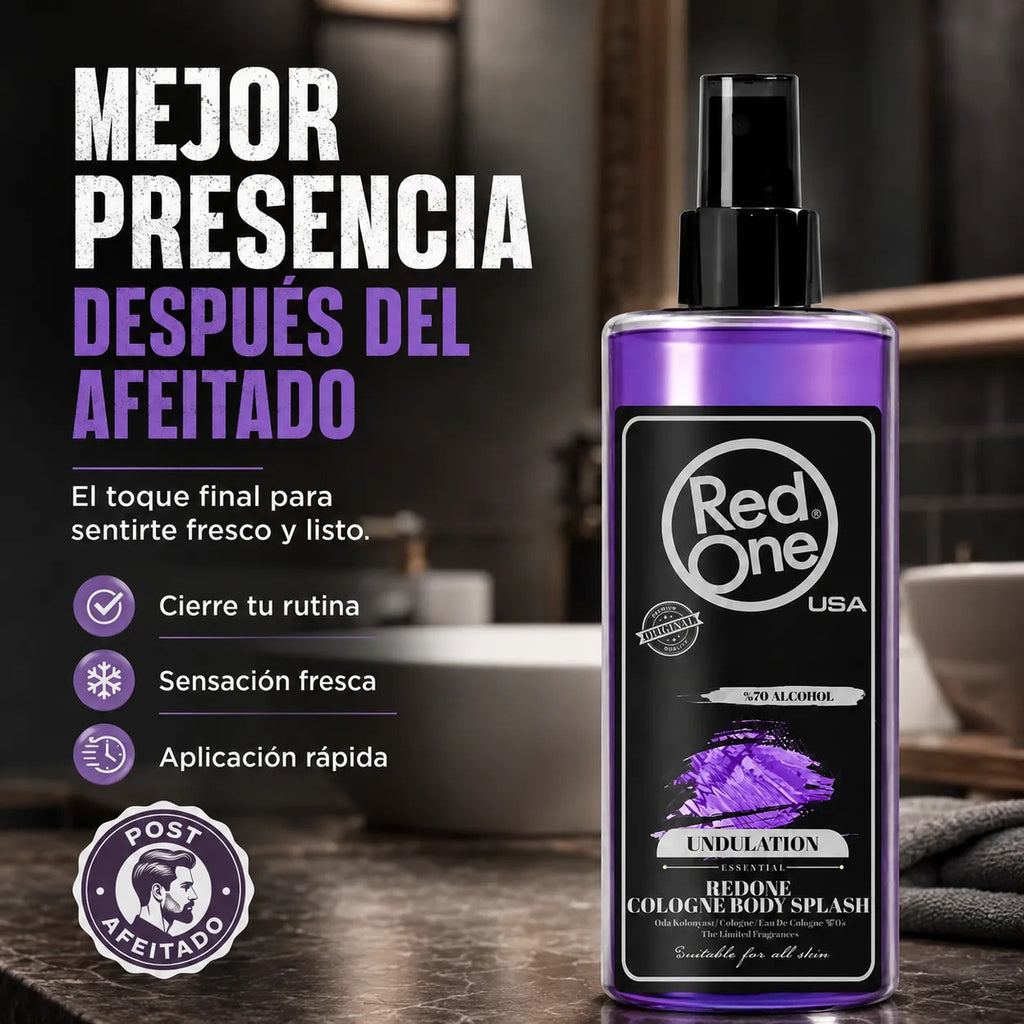 After Shave  Redone Después Afeitar Colonia Undulation 400ml