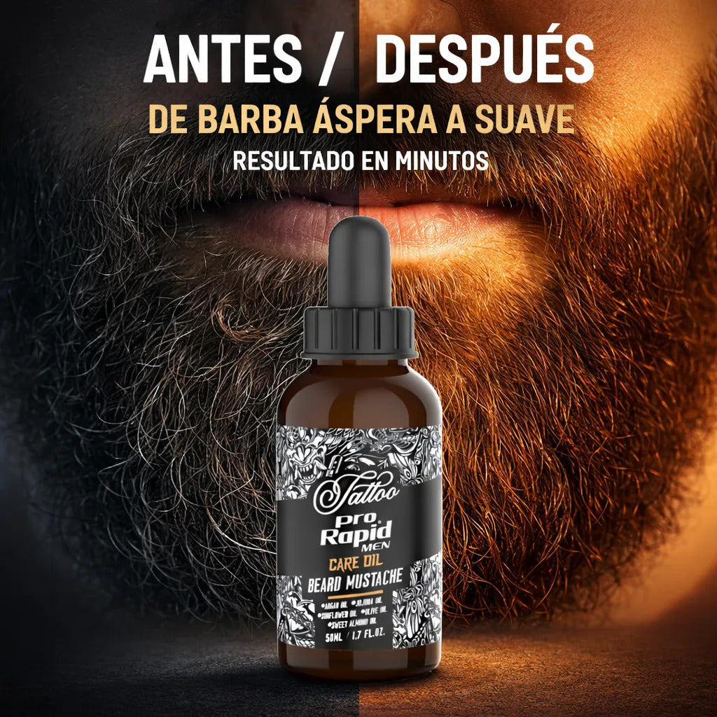 Aceite Para Barba Bigote Hidratante Argan Prorapid 50ml