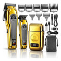 Maquina Cortar Pelo Profesional Inalámbrica Kit 3 En 1 Kemei