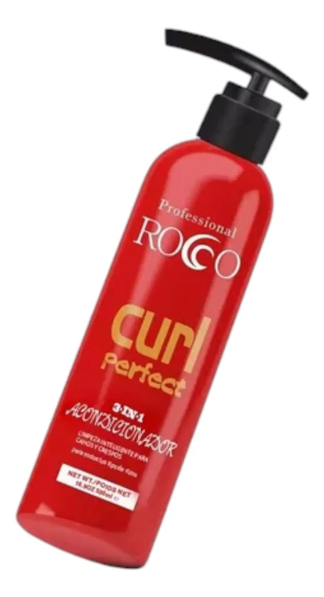 Acondicionador Rocco Curl Perfect 3 en 1 - Definición y Control de Rizos 500ml