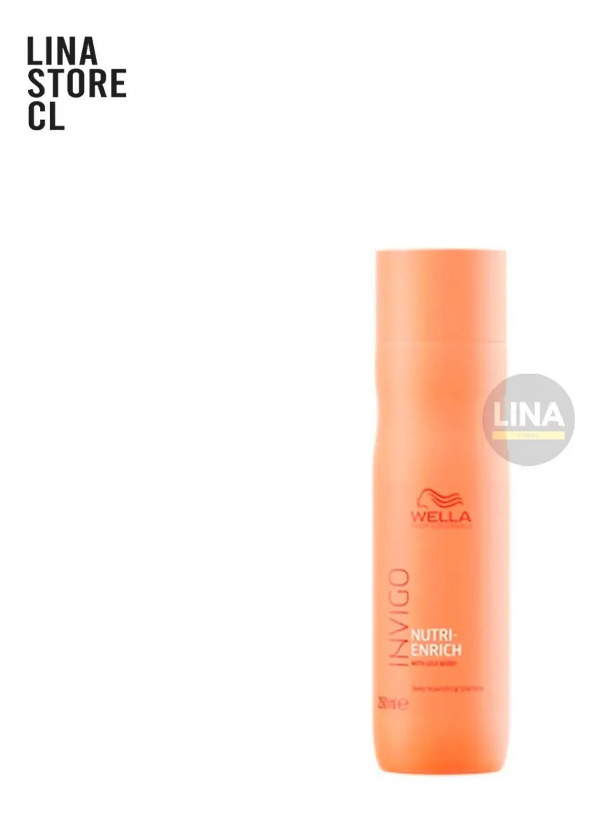 Shampoo Wella Invigo Nutri-Enrich 250ml - Nutrición Profunda para Cabello Seco