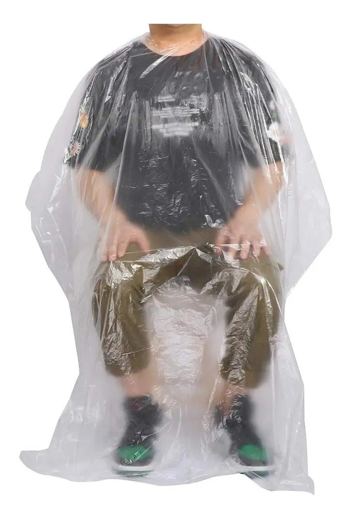 Pack 50 Capas Desechables Impermeables para Barbería y Peluquería