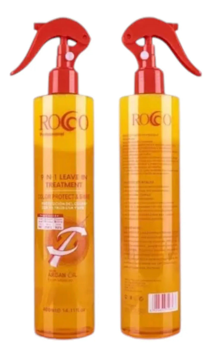 Protector Térmico Rocco con Aceite de Argán 400ml - Anti Frizz y Protección Solar