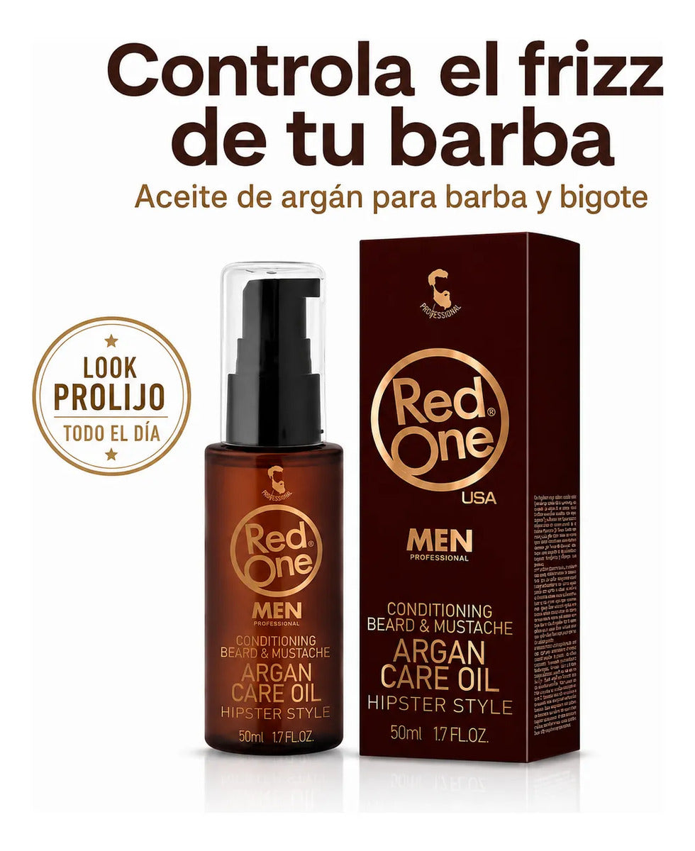 Aceite Para Barba Y Bigote Control Frizz Argán 50ml