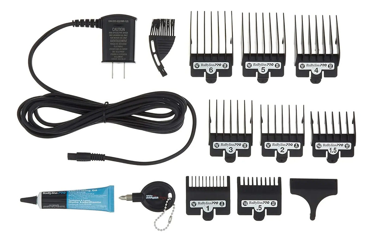 Máquina BabylissPRO Black FX8700BKE Clipper Profesional Negra