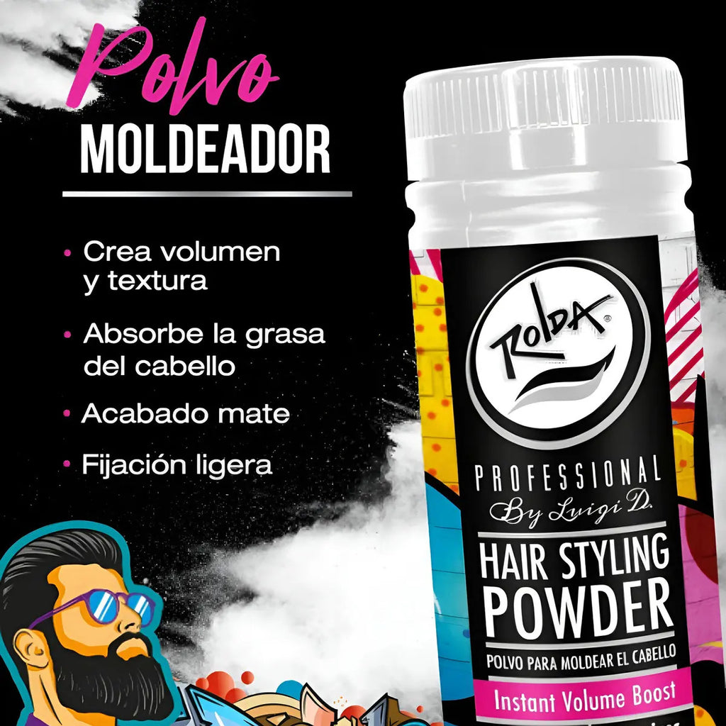 Set de 2 Polvos Texturizadores Rolda - Efecto Voluminizador Mate 30g