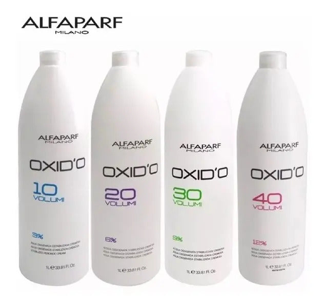 Crema Oxidante Alfaparf Milano 1 Litro - Agua Oxigenada Estabilizada