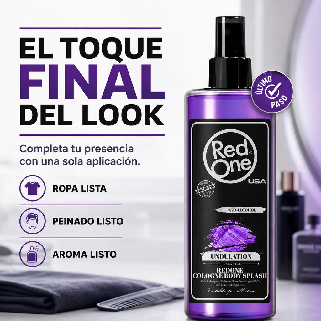 After Shave  Redone Después Afeitar Colonia Undulation 400ml