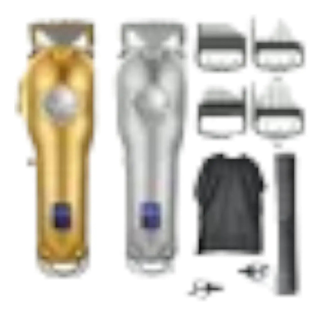 Kit Barbería Profesional Kemei Edición 70 Años: Clipper 1986 + Trimmer 1949 + Shaver TX1