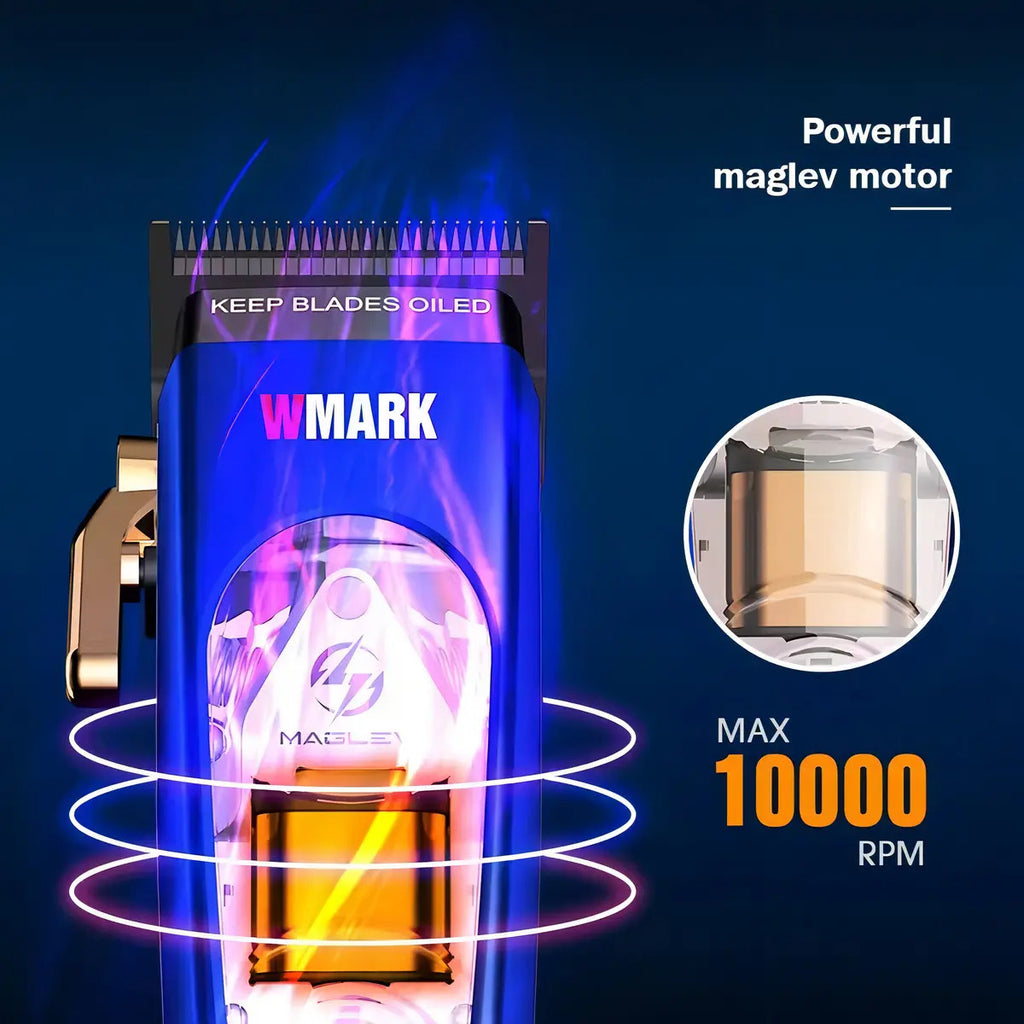 Máquina Profesional Wmark NG-9004 | Motor Maglev 10.000 RPM con Carcasa Magnética