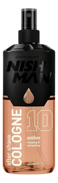 After Shave Nishman Amber Nº10 - Loción Profesional Refrescante 400ml