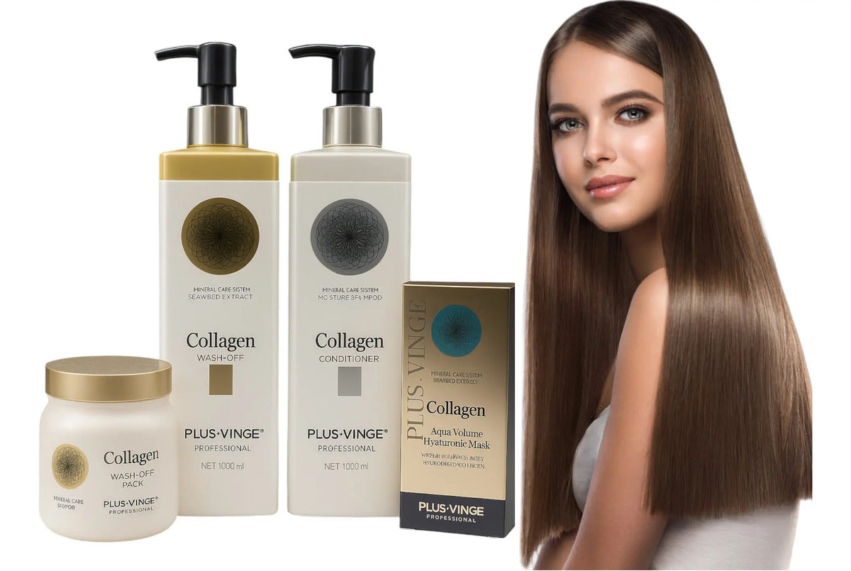 Combo Plus Vinge Hidratación Total: Shampoo + Acondicionador + Crema + Aceite