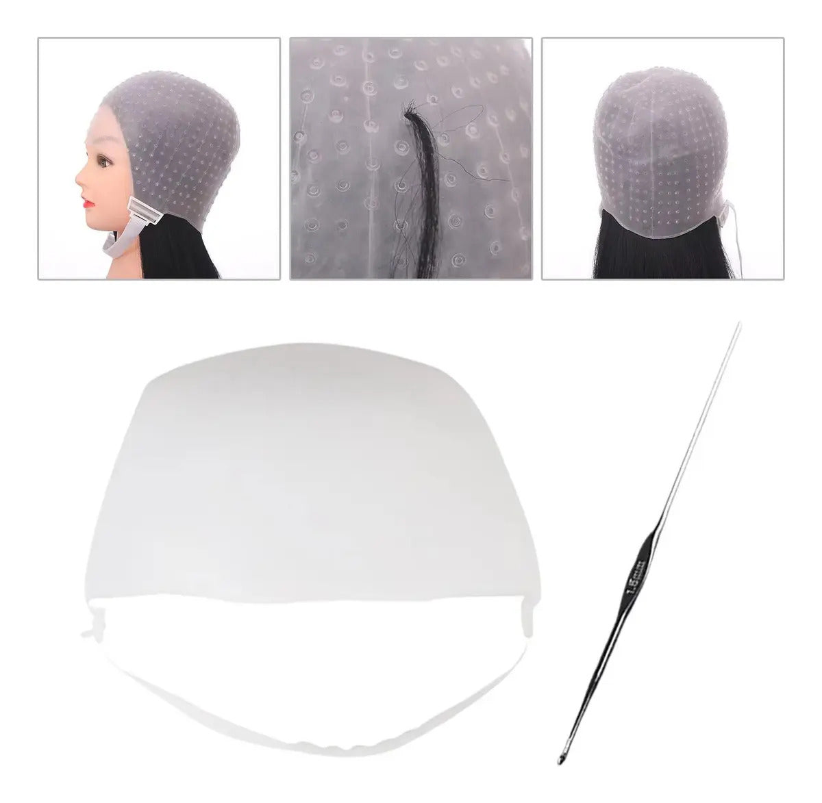 Gorros Para Mechas Gorro Visos Con Cinturnn Color Blanco